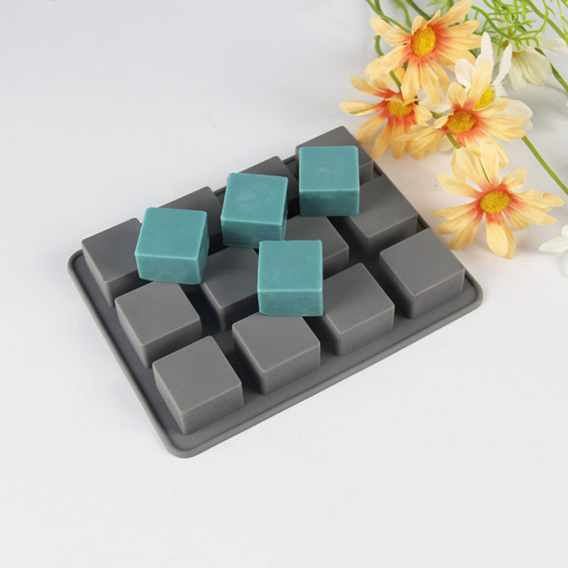 Soap Making Gel - 1 adet silikon sabun kalıpları 12