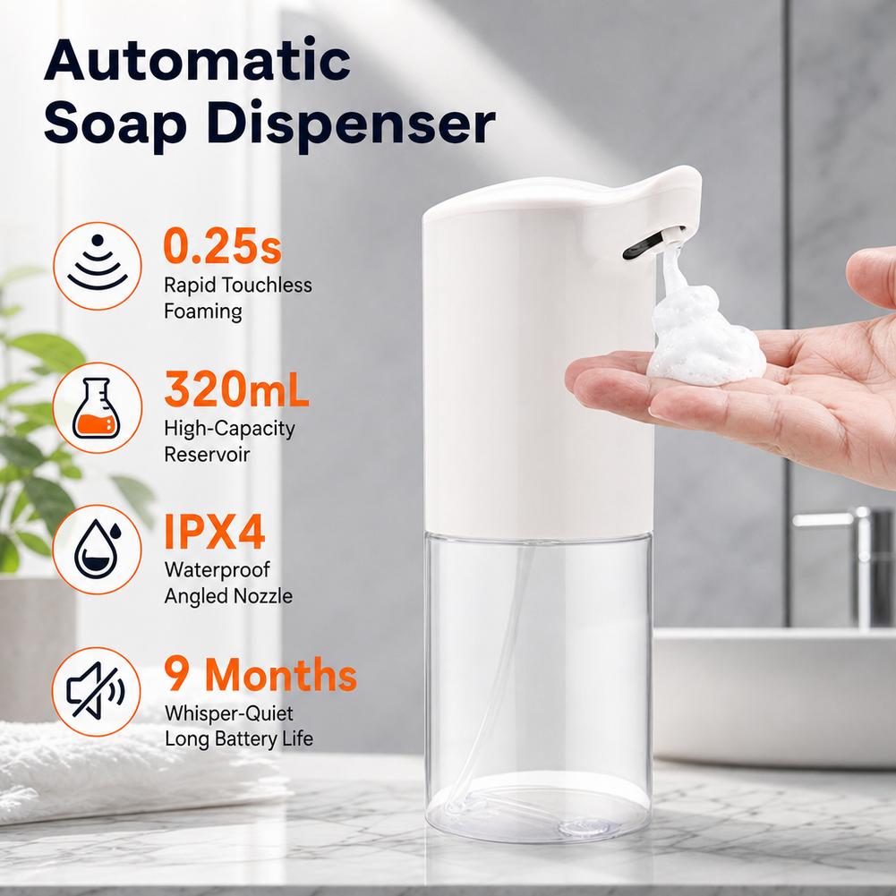 Soap Making Foam - Otomatik Sabun Dispenseri, Sabun Köpüğü Püskürtücü,