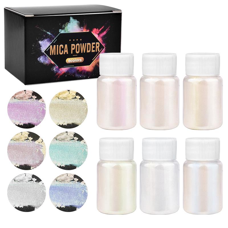 Mica Powder Colorant - 6'lı Set Epoksi Reçine Boya Mika