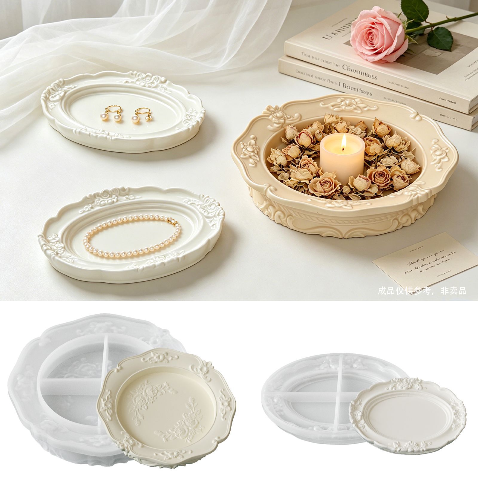 Zarif Vintage Barok Dantel Sil - Soap Making Bar incelemesi ve fiyatı