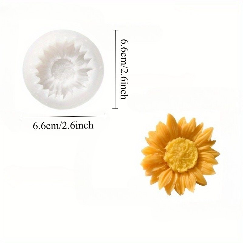Canlı Renkli 3D Ayçiçeği Silik - Soap Making Bar incelemesi ve fiyatı
