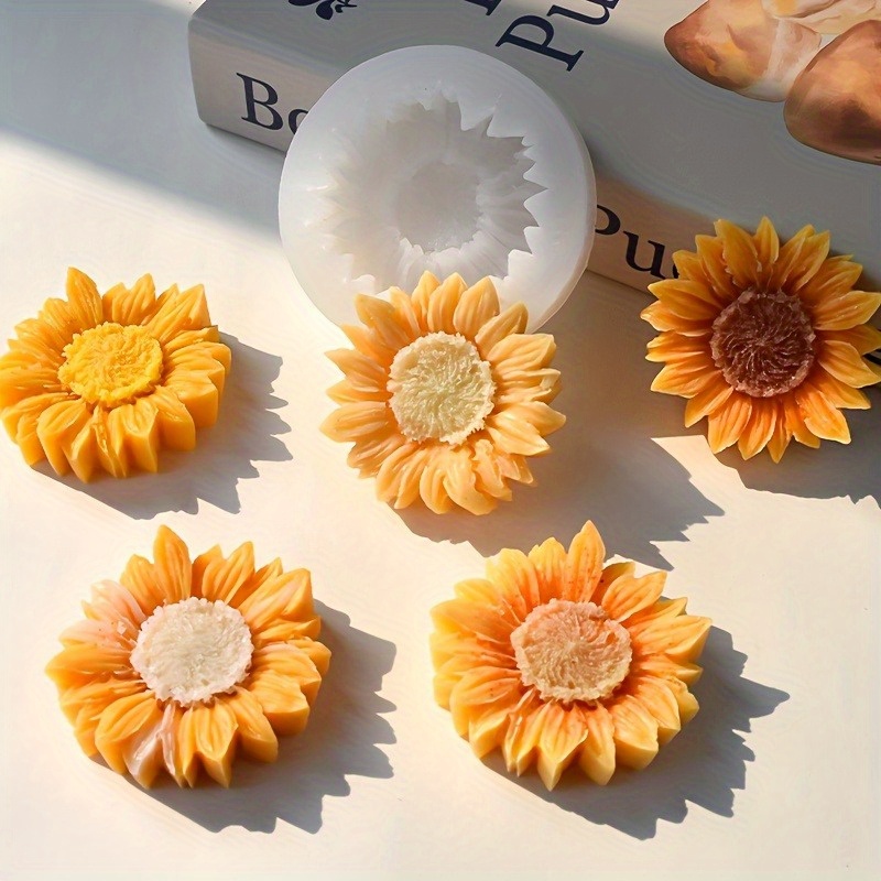 Canlı Renkli 3D Ayçiçeği Silik - Soap Making Bar incelemesi ve fiyatı