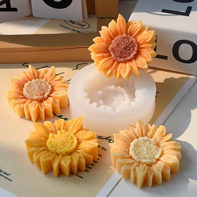 Canlı Renkli 3D Ayçiçeği Silik - Soap Making Bar incelemesi ve fiyatı