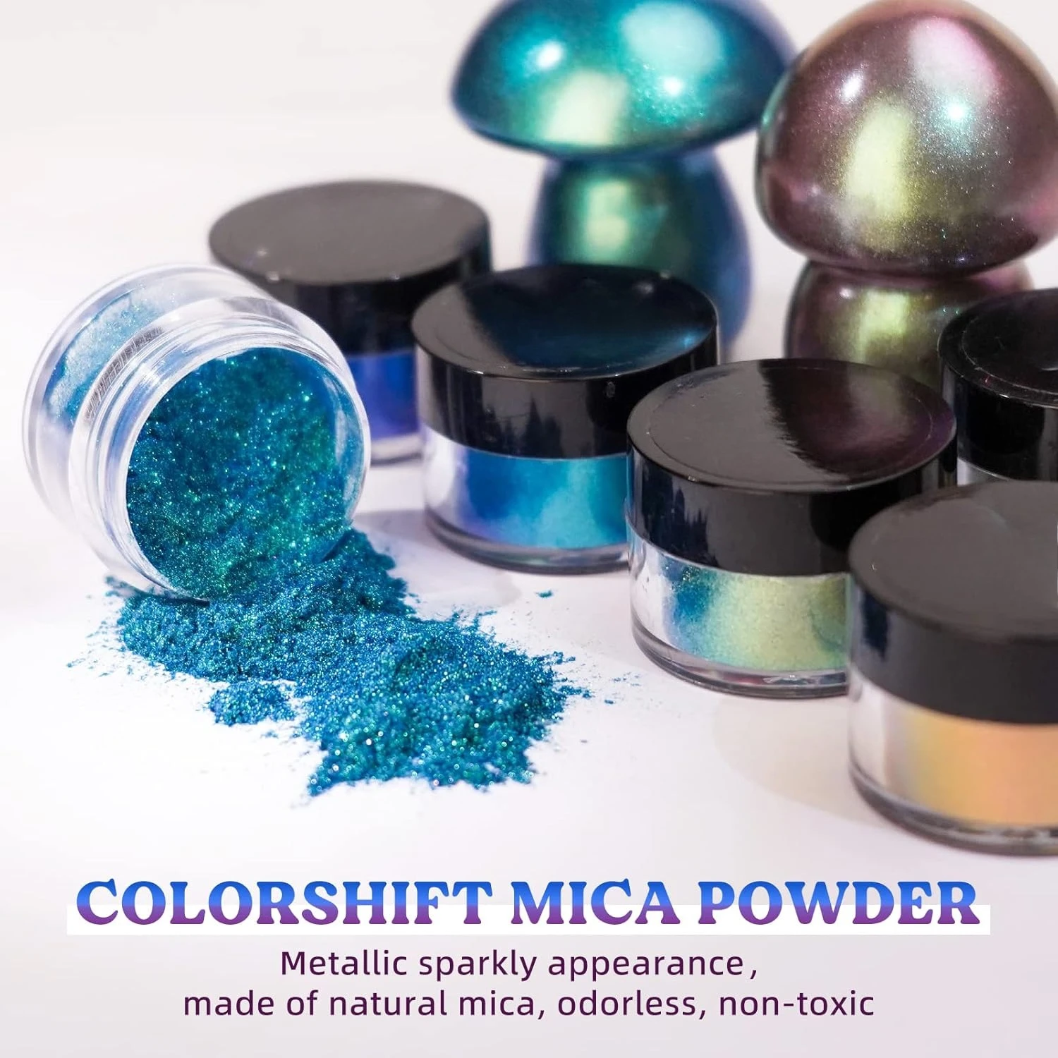 18 Renkli Bukalemun Mika Tozu: - Mica Powder Colorant incelemesi ve fiyatı