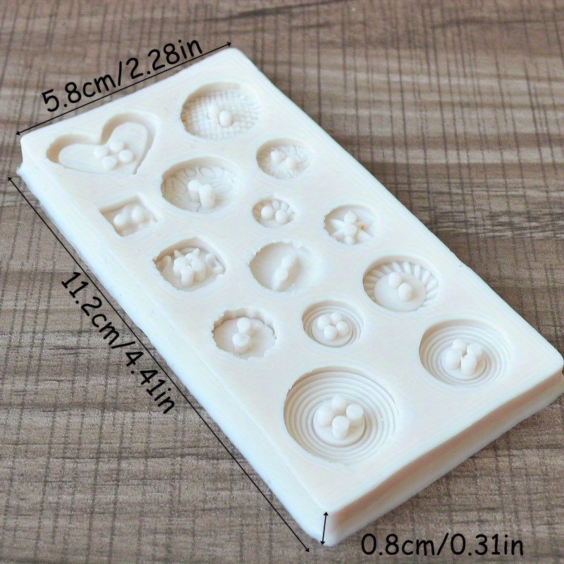 Düğme Şekilli Silikon Kalıp Sa - Soap Making Bar incelemesi ve fiyatı