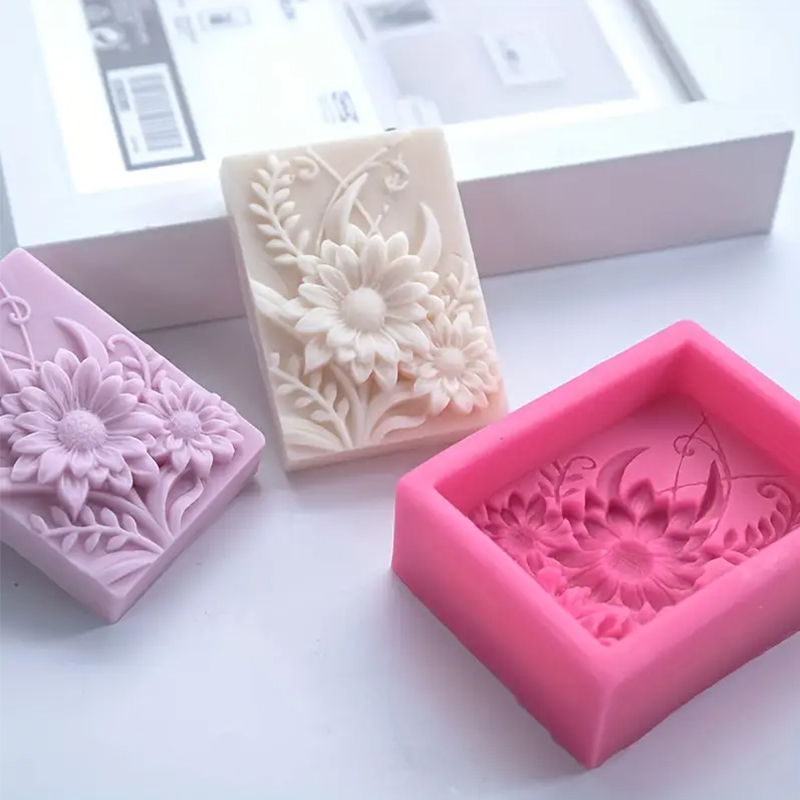 3D Çiçek Kare Sabun silikon ka - Soap Making Starter Kit incelemesi ve fiyatı
