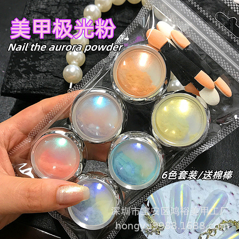 Set Aurora Mermaid tırnak tozu - Mica Powder Colorant incelemesi ve fiyatı