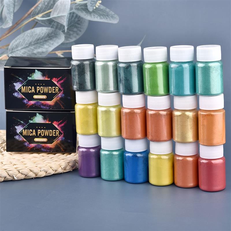 6'lı Set Epoksi Reçine Boya Mi - Mica Powder Colorant incelemesi ve fiyatı
