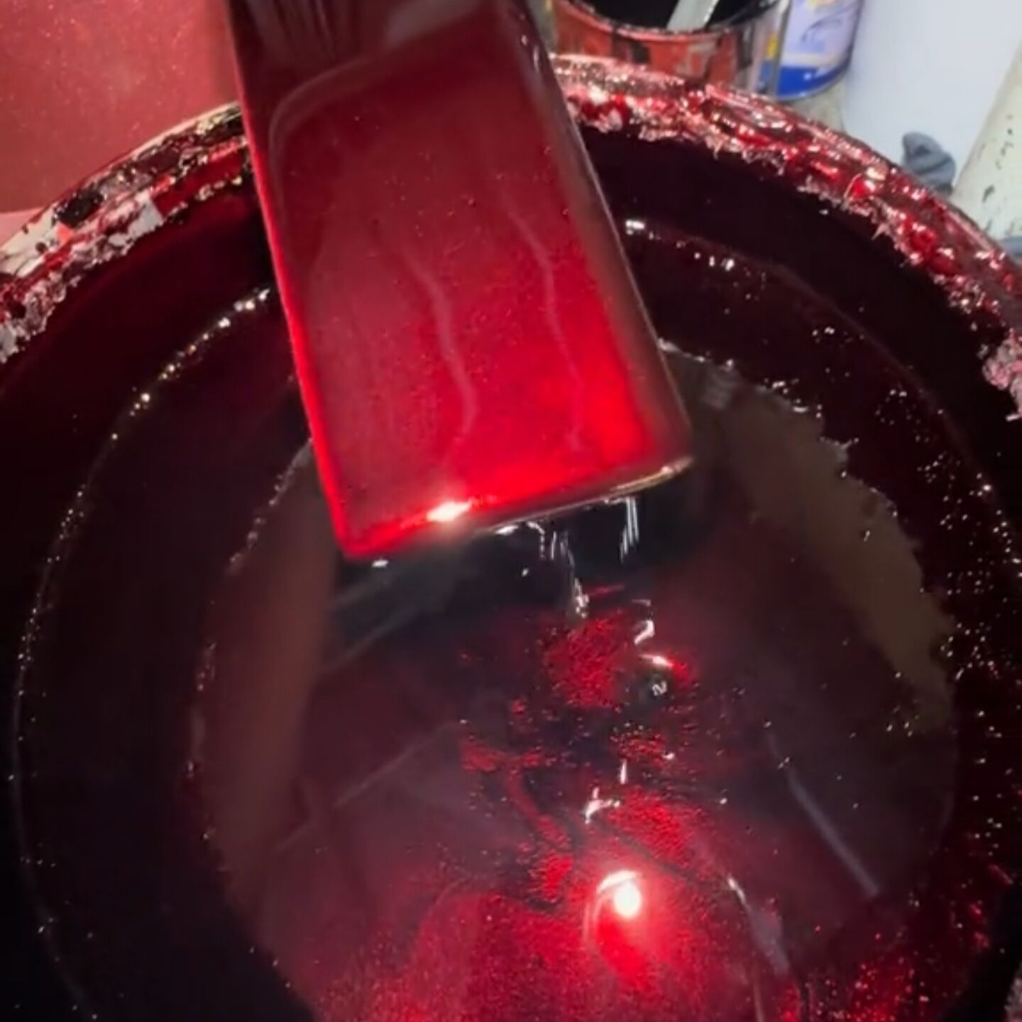 Metalik Kan Kırmızı Otomotiv B - Mica Powder Colorant incelemesi ve fiyatı
